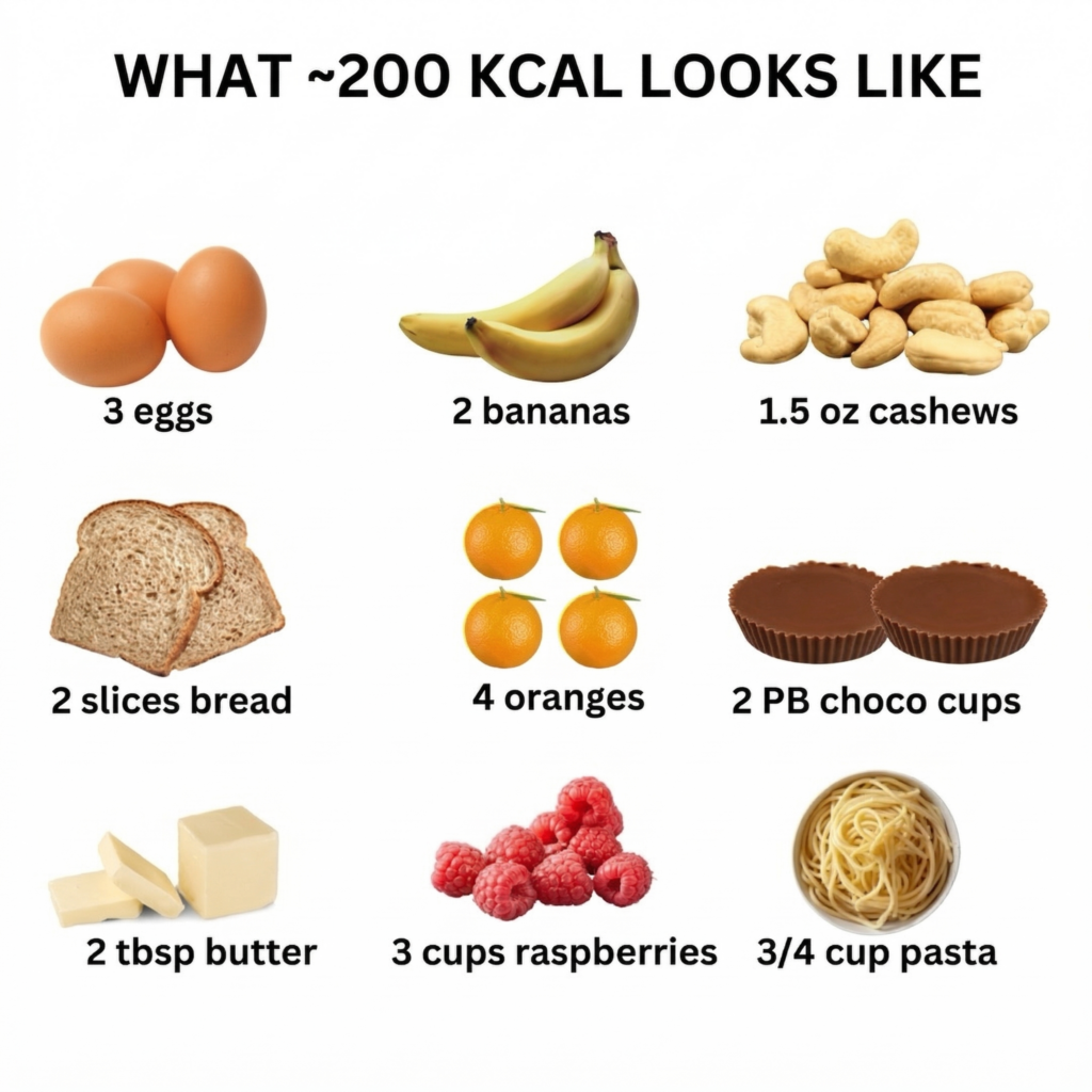 칼로리 계산, 칼로리 차이